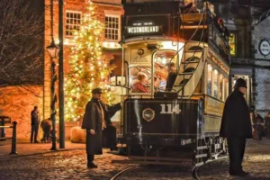 Beamish Museum during Christmas time