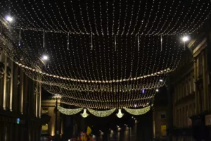 Christmas lights in Newcastle