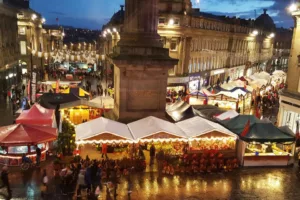 Christmas market in Newcastle where HNFC Stays offers many rentals for vacation