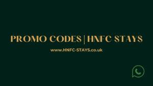 Large title that states promo codes for HNFC Stays in newcastle.