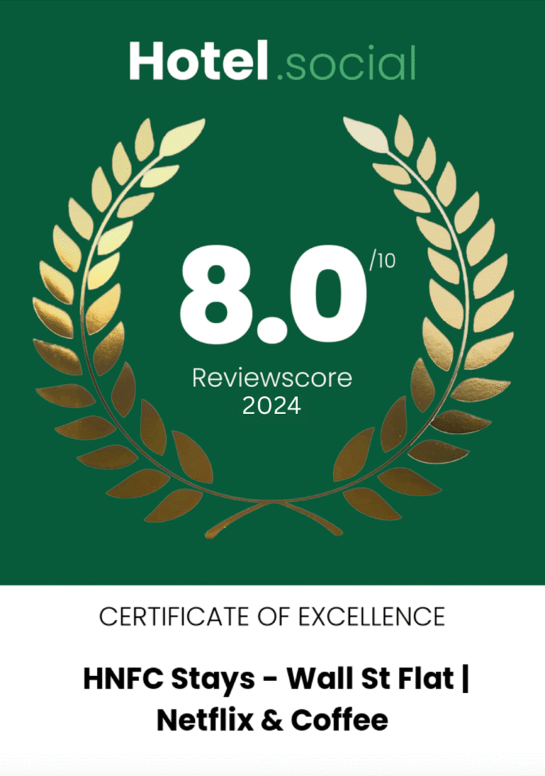 HNFC Stays is recognised with the Excellence Award for its outstanding performance as a remarkable vacation rental operator for 2 years in the row.